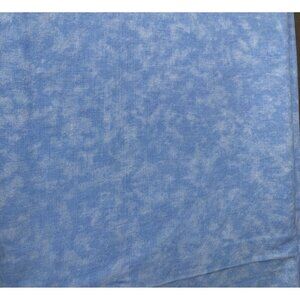 Vintage Blue Fabric 1/2 Yard Cotton Marble Pattern For Sewing Craft Projects